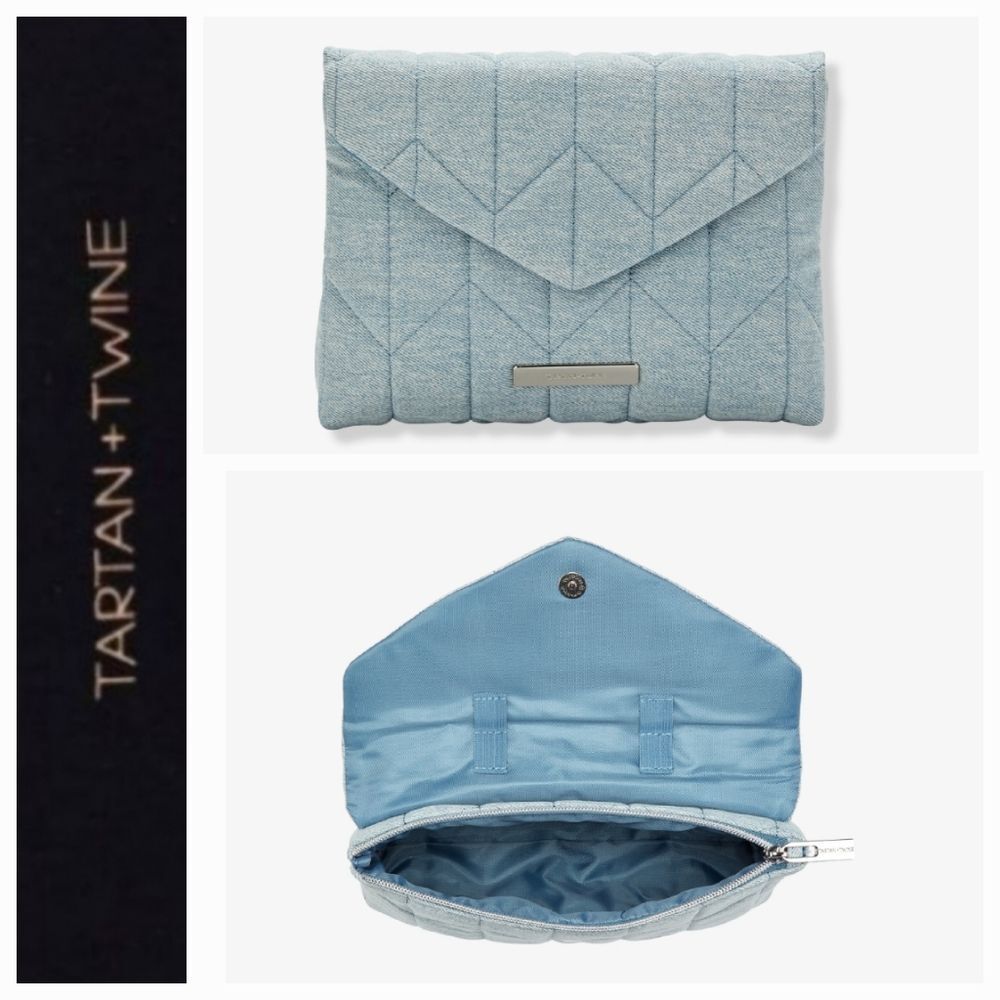Tartan +‎ Twine Denim Chevron Large Purse Kit